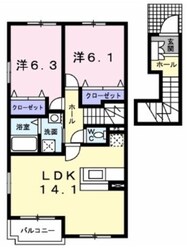 クリーン シャトー富士見・第二の物件間取画像